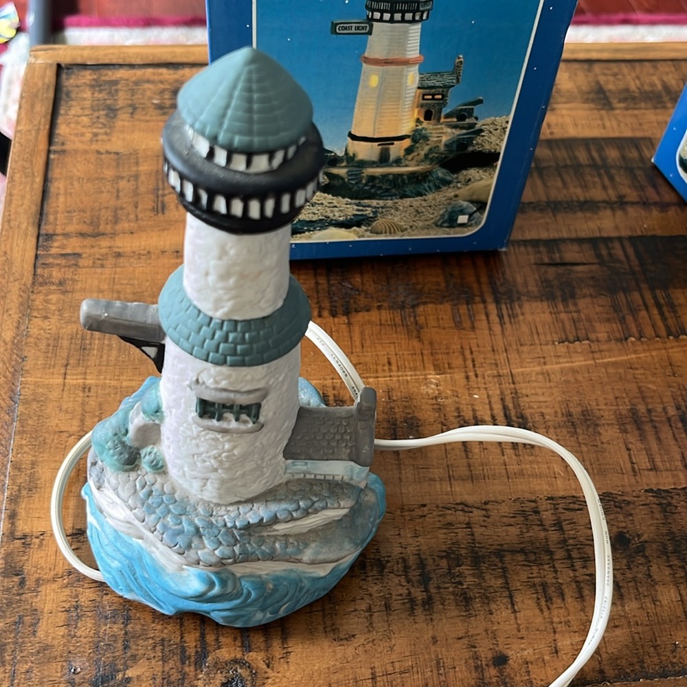 Vintage Fine porcelain light House